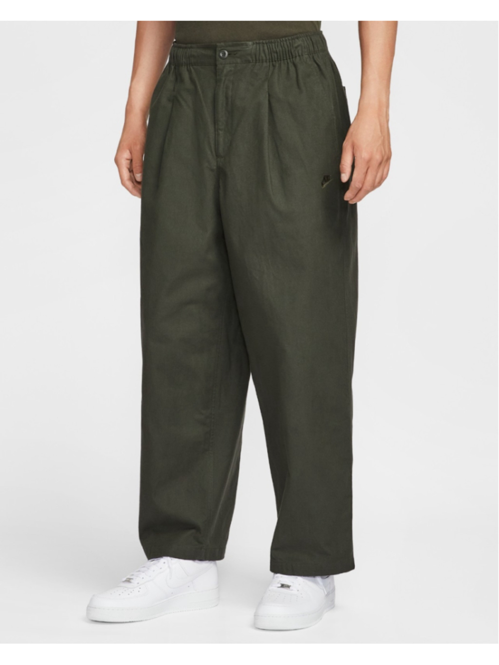 Nike Sportswear Club Heavyweight Balloon Pants Men Small Green HV1423-355